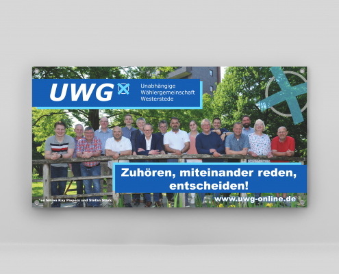 UWG-Bauzaunbanner